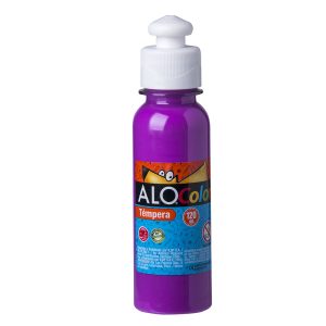 Tempera fluorescente 120ml morado