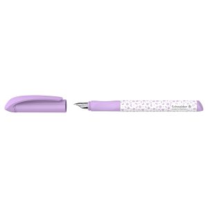 Pluma Easy violeta tinta azul