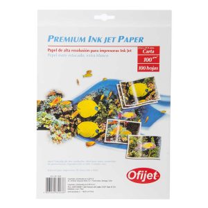 Papel Inkjet 100gr 100 hojas matte carta