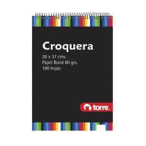 Croquera 26x37cm 100 hojas Imagia