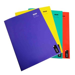 Cuaderno college croquis 80hj liso 4 colores