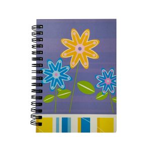 Cuaderno A6 diseños flores