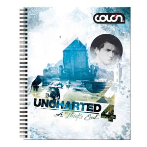 Cuaderno universidad 7mm 100hj Uncharted 4