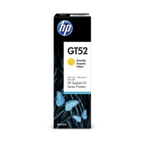 Botella de tinta original HP GT52 amarilla