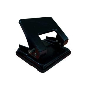 Perforador 20 hojas negro metálico