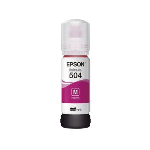 Botella de tinta original Epson T504 magenta