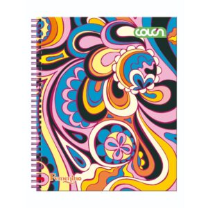 Cuaderno universitario 7mm 100 hojas femenino surtido