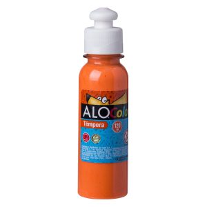 Tempera fluorescente 120ml naranja