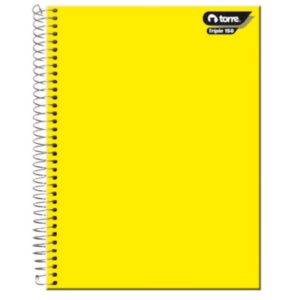 Cuaderno universitario 7mm 150 hojas triple liso surtido