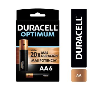 Pila alcalina optimum AA 6 unidades