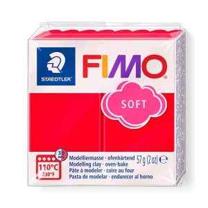 Masa modelar soft 57g rojo indio