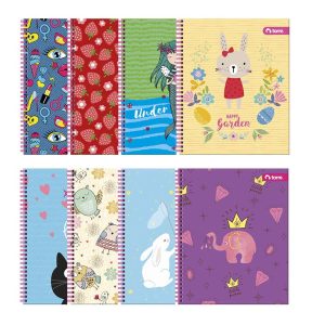 Cuaderno universitario 7mm 100 hojas mujer Torre surtido