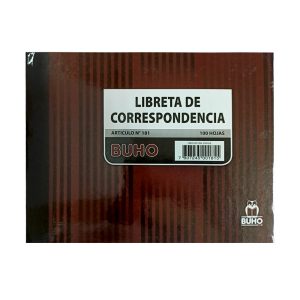 Libreta correspondencia 100 hojas N181