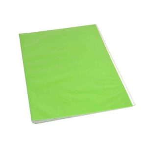 Carpeta plastificada oficio con fastener verde claro