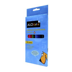 Lápices 12 colores triangular acuarela