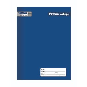 Cuaderno college caligrafía vertical 100 hojas liso