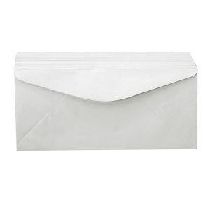 Sobre americano 24x10.5cm blanco 100 unidades