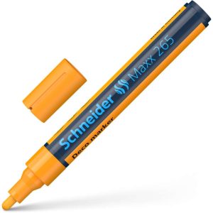 Plumón tiza líquida Maxx 265 3mm naranja