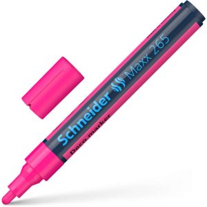 Plumón tiza líquida Maxx 265 3mm rosado