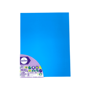 Papel carta multipropósito 25hj 80gr color turquesa