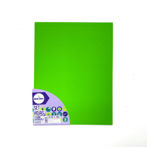 Papel carta multipropósito 25hj 80gr color verde