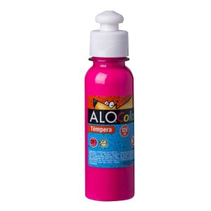 Tempera fluorescente 120ml rosado