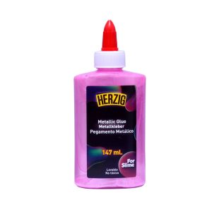 Glitter glue 147ml metálico rosado