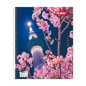 Cuaderno universitario 7mm 100hj clásico ciudad