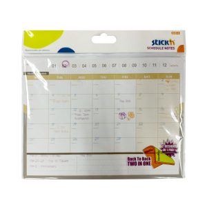Notas adhesivas calendario 15x20cm 40 hojas