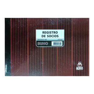 Libro registro socios 50 hojas N1850