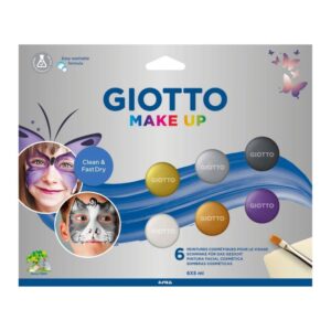 Maquillaje facial 6 colores tableta Glam