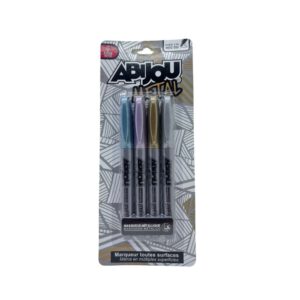 Plumón perm fino 4un metal