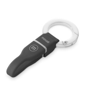 Cable micro USB llavero negro