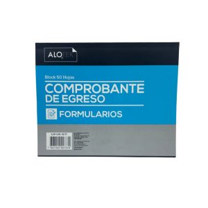 Formulario comprobante egreso 50 hojas