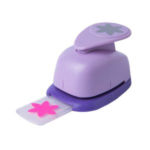 Perforador 2 orificios diseño morado