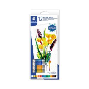 Pinturas acrílico 12ml, 12 colores