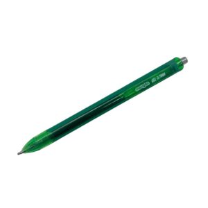 Bolígrafo gel 0.7mm verde retráctil