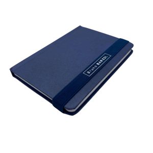 Libreta elástico azul A6