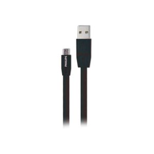 Cable c-USB 1.2 mt cuero negro