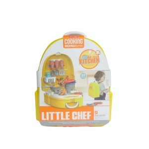 Mochila infantil chef 18 piezas