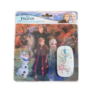 Kit mouse inalambrico+mouse pad Frozen