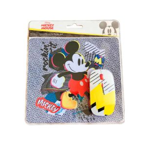 Kit mouse inalambrico+mouse pad Mickey