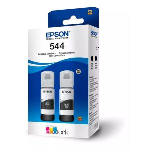 Pack botellas de tinta T544 2 unidades negro