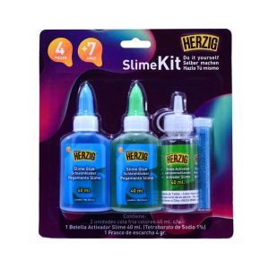 Set masa pegajosa slime 4 piezas