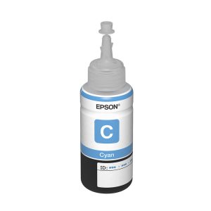 Botella de tinta original Epson T664 cyan