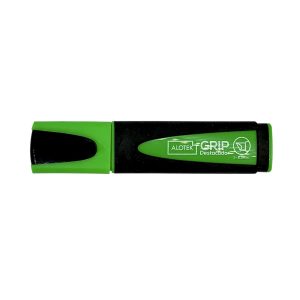 Destacador plano grip verde