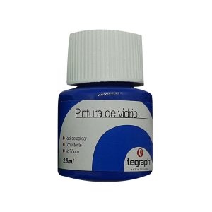 Pintura vidrio 25ml azul