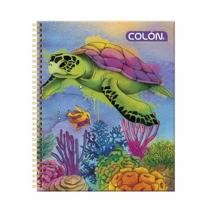 Cuaderno universitario 7mm 100hj natura surtido