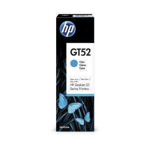 Botella de tinta original HP GT52 cyan