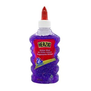 Glitter glue morado 185ml